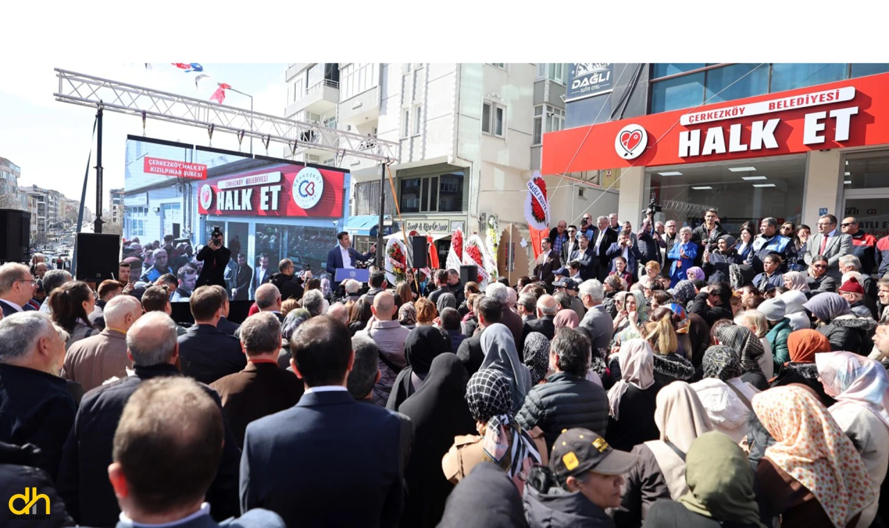 Çerkezköy Belediyesi Halk Et Şubelerini Hizmete Sundu
