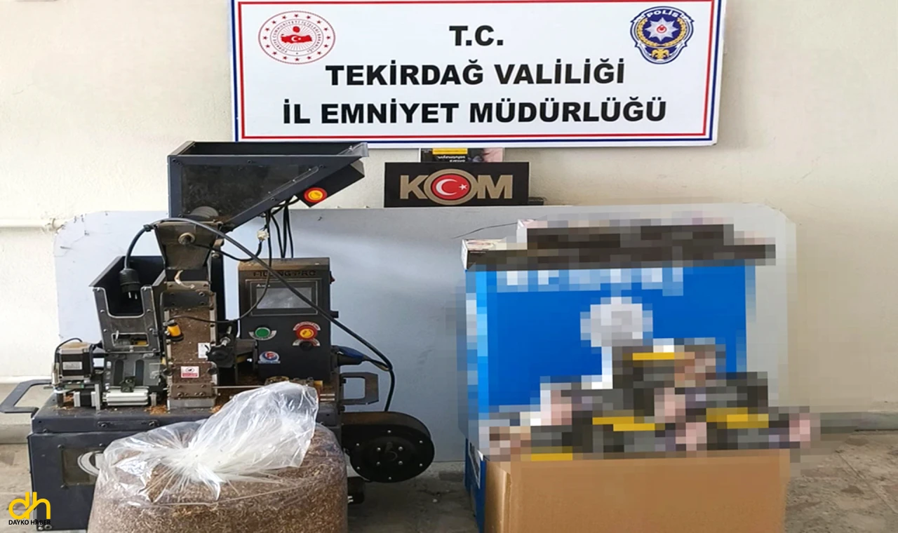 Çerkezköy'de 25 Bin Makaron Ele Geçirildi