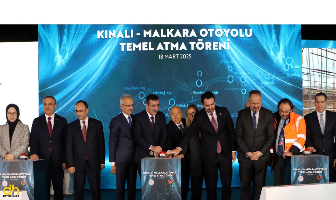 Kınalı-Malkara Otoyolu'nun Temeli Atıldı