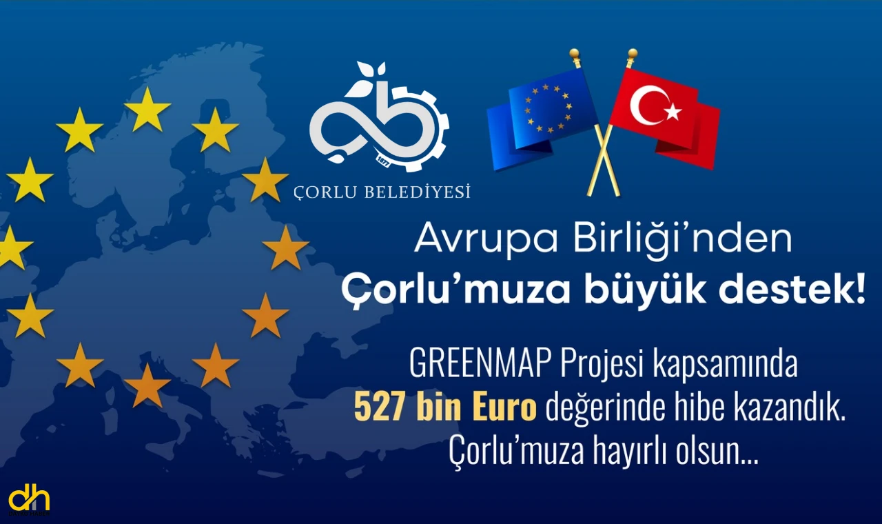 AB'den Çorlu Belediyesine 527 Bin Euro Hibe