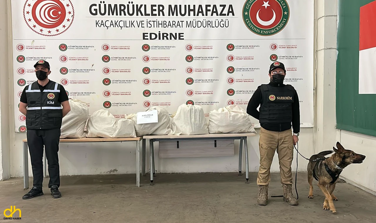 Kapıkule’de 46 Kilo Uyuşturucu Ele Geçirildi