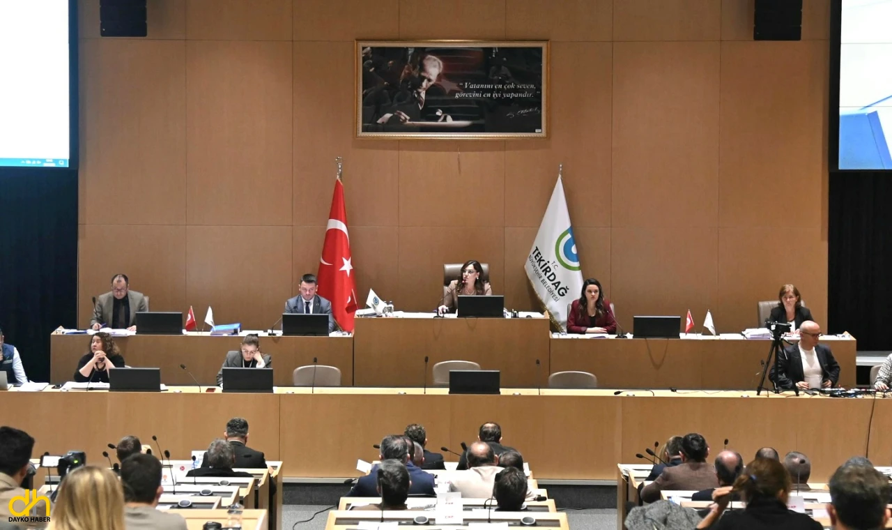 Tekirdağ Büyükşehir Belediyesi Nisan Ayı Meclis Toplantısı Gerçekleştirildi