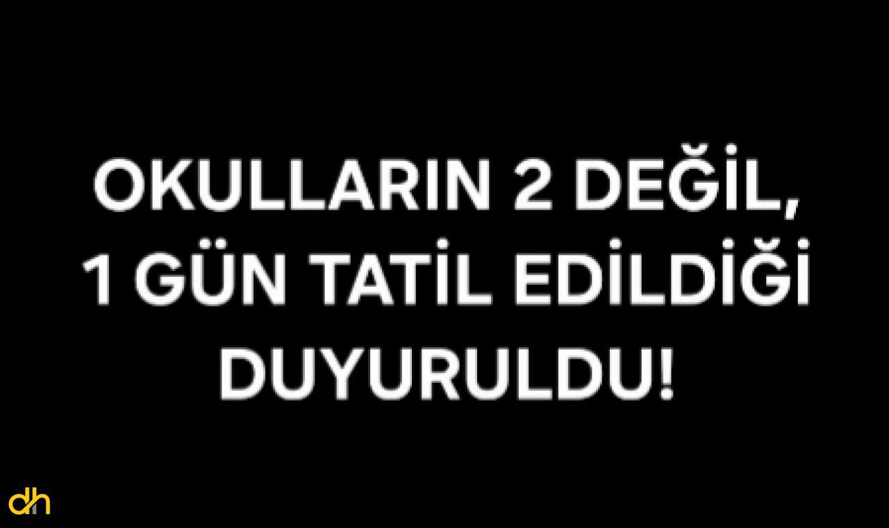 Tekirdağ’da okullara 1 gün ara verildiği açıklandı