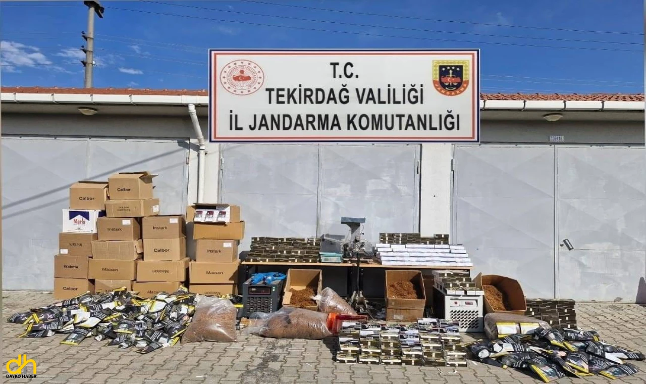 240 bin dolu ve boş makaron ele geçirildi