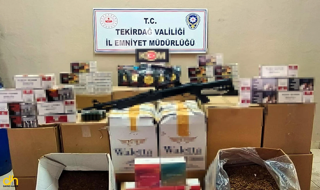 248 bin makaron ele geçirildi