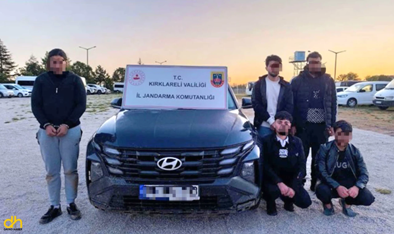Kırklareli’de 133 kaçak göçmen yakalandı