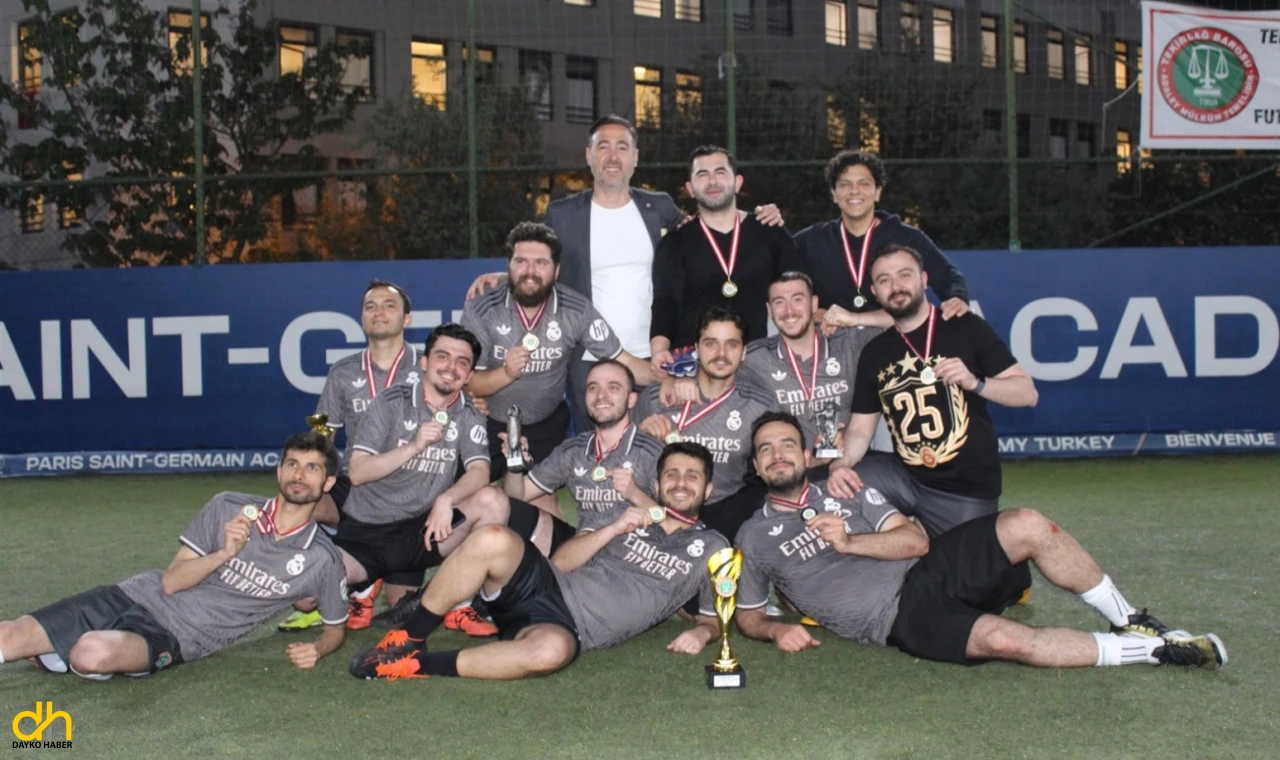 Tekirdağ Barosu 17. Geleneksel Halı Saha Futbol Turnuvası sona erdi