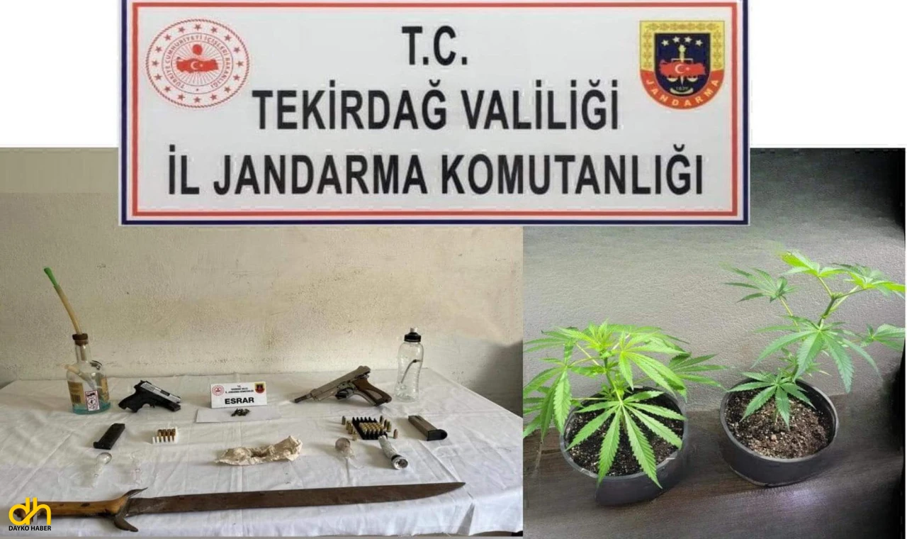 Tekirdağ’da düzenlenen uyuşturucu operasyonlarında 6 kişi gözaltına alındı