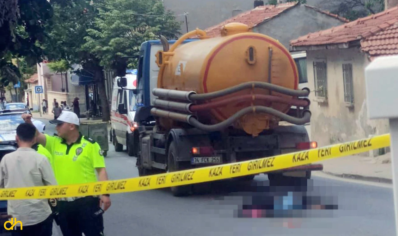 Vidanjörün çarptığı kadın yaşamını yitirdi