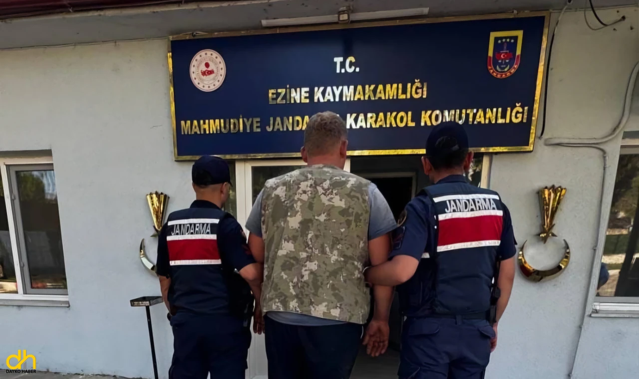 Çanakkale Ezine'de çıkan yangın ile ilgili olarak balya operatörü gözaltına alındı
