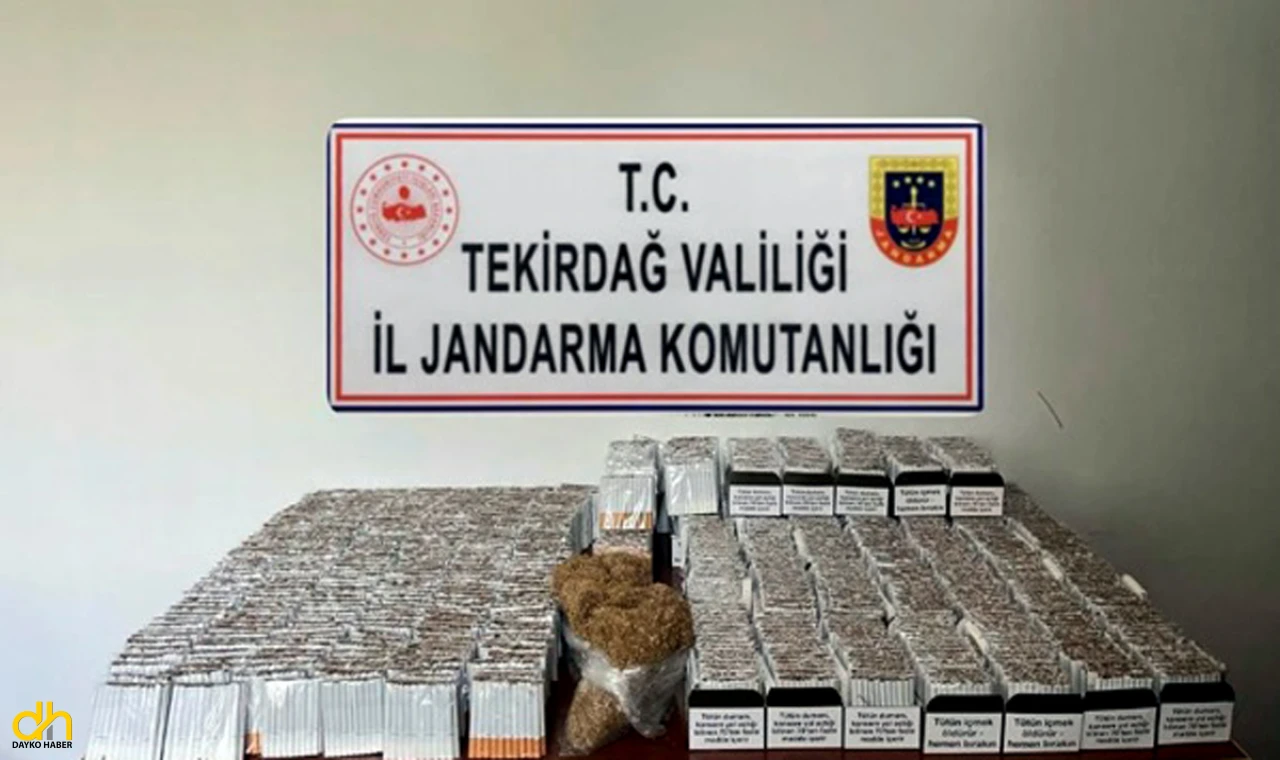 Çok sayıda uyuşturucu, silah ve makaron ele geçirildi