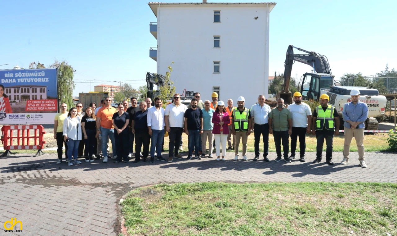 Ergene’de yeni Aile Sağlığı Merkezi için çalışmalar başladı