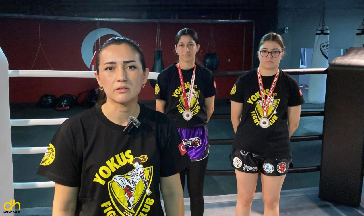 Şampiyon muaythai sporcuları Beyza ve Ayşe İrem’in hedefleri büyük