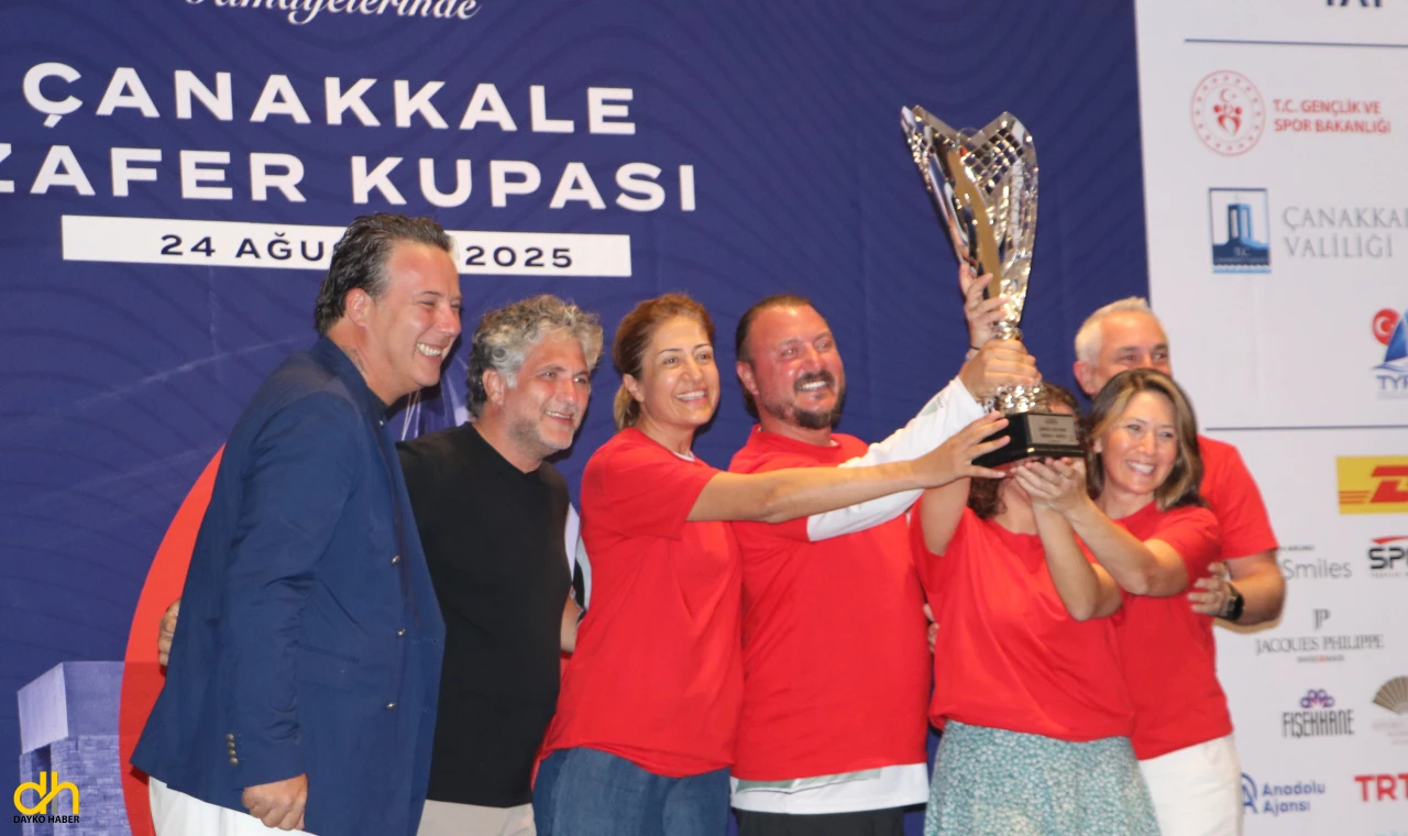 Çanakkale Zafer Kupası'nda ödüller sahiplerini buldu