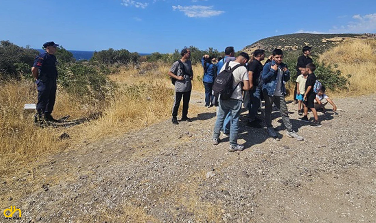 Çanakkale’de 19 kaçak göçmen yakalandı