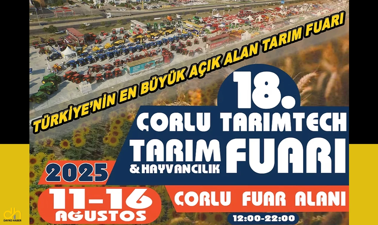 Çorlu Tarım Fuarı kapılarını açıyor