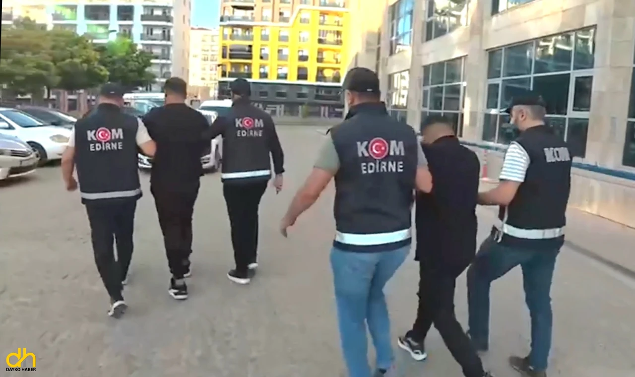 Edirne’de düzenlenen tefecilik operasyonunda 2 kişi tutuklandı