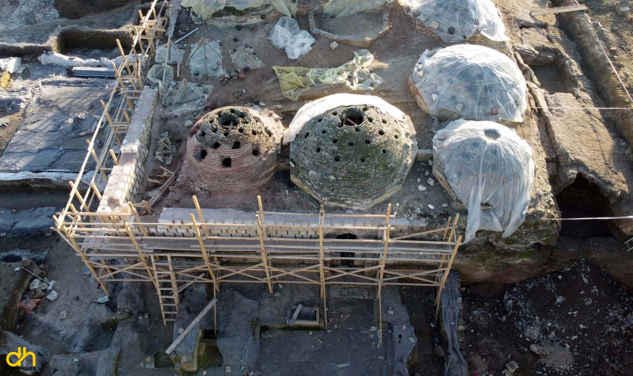 ‘Koku müzesi’ olarak planlanan Gazi Mihal Hamamı restorasyonu ilk etabı sona eriyor