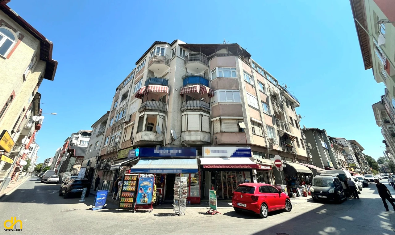 Kolonlarında hasar tespit edilen apartman tahliye edildi