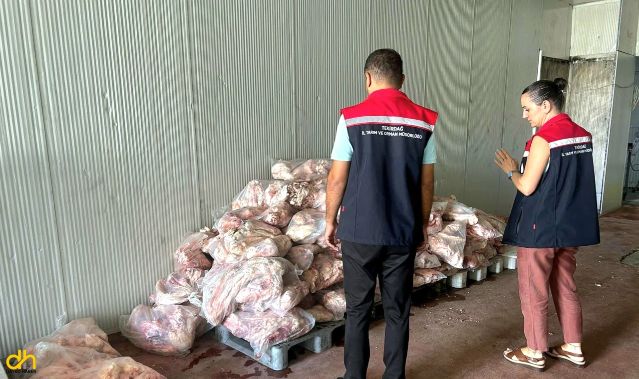 Sağlıksız koşullarda et ürünü işleyen işletmeye 210 bin TL ceza