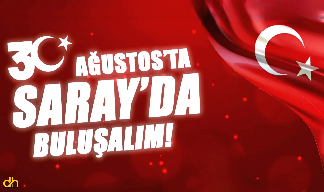 Saraylılar, 30 Ağustos Zafer Bayramını Tuğçe Kandemir ile kutlayacak