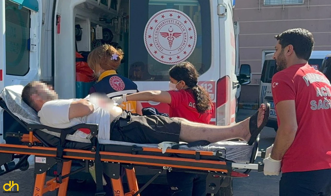 Tartıştığı kocasını bıçakla yaraladı