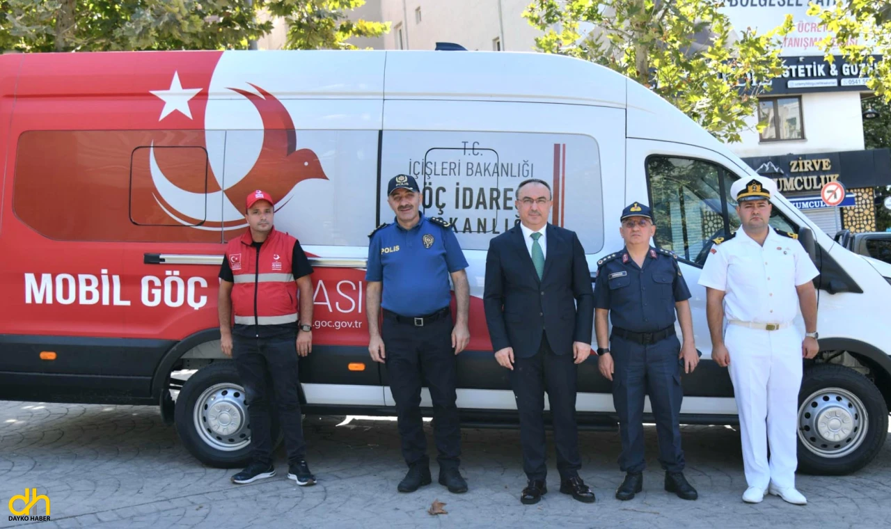 Yeni mobil göç noktası aracı hizmete girdi