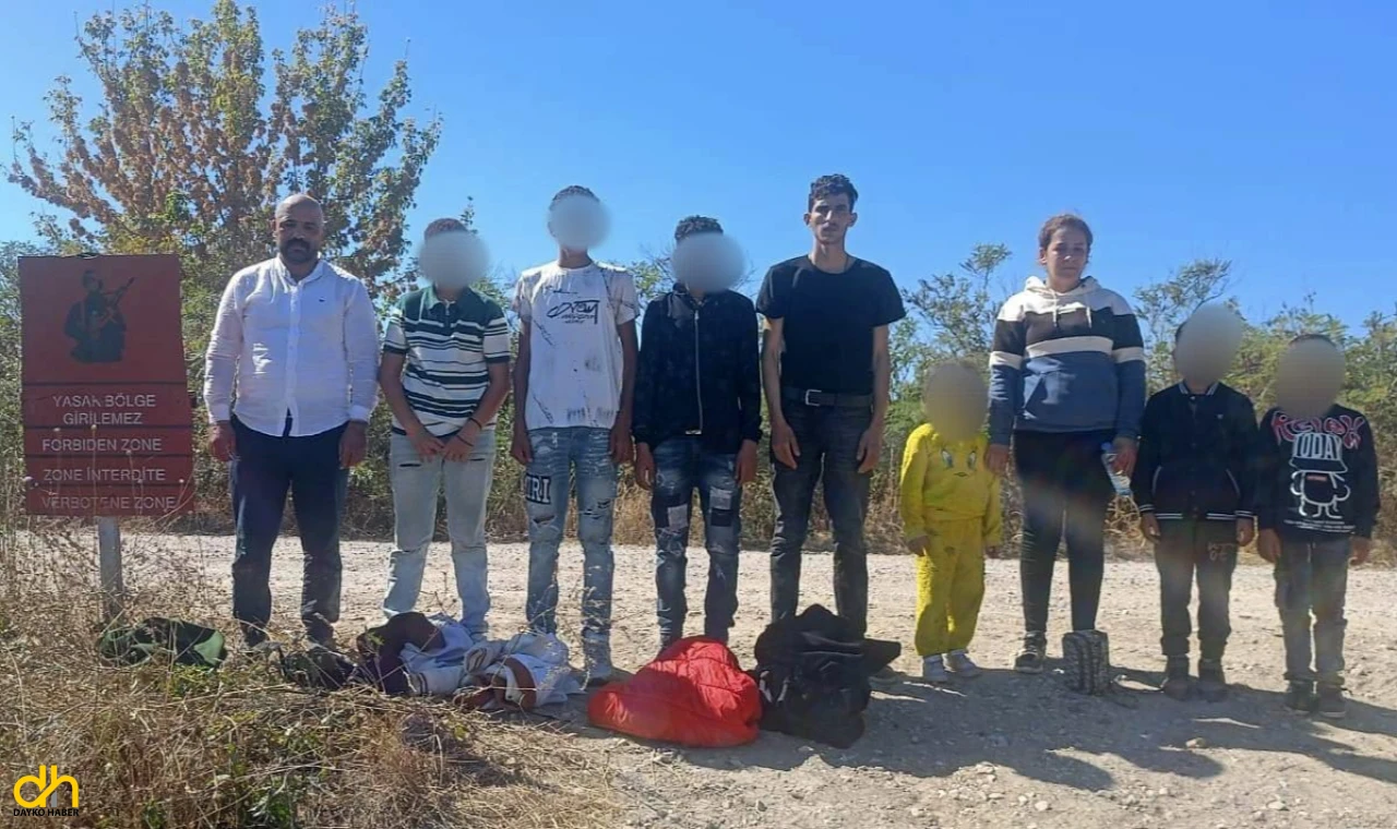 18 kaçak göçmen yakalandı