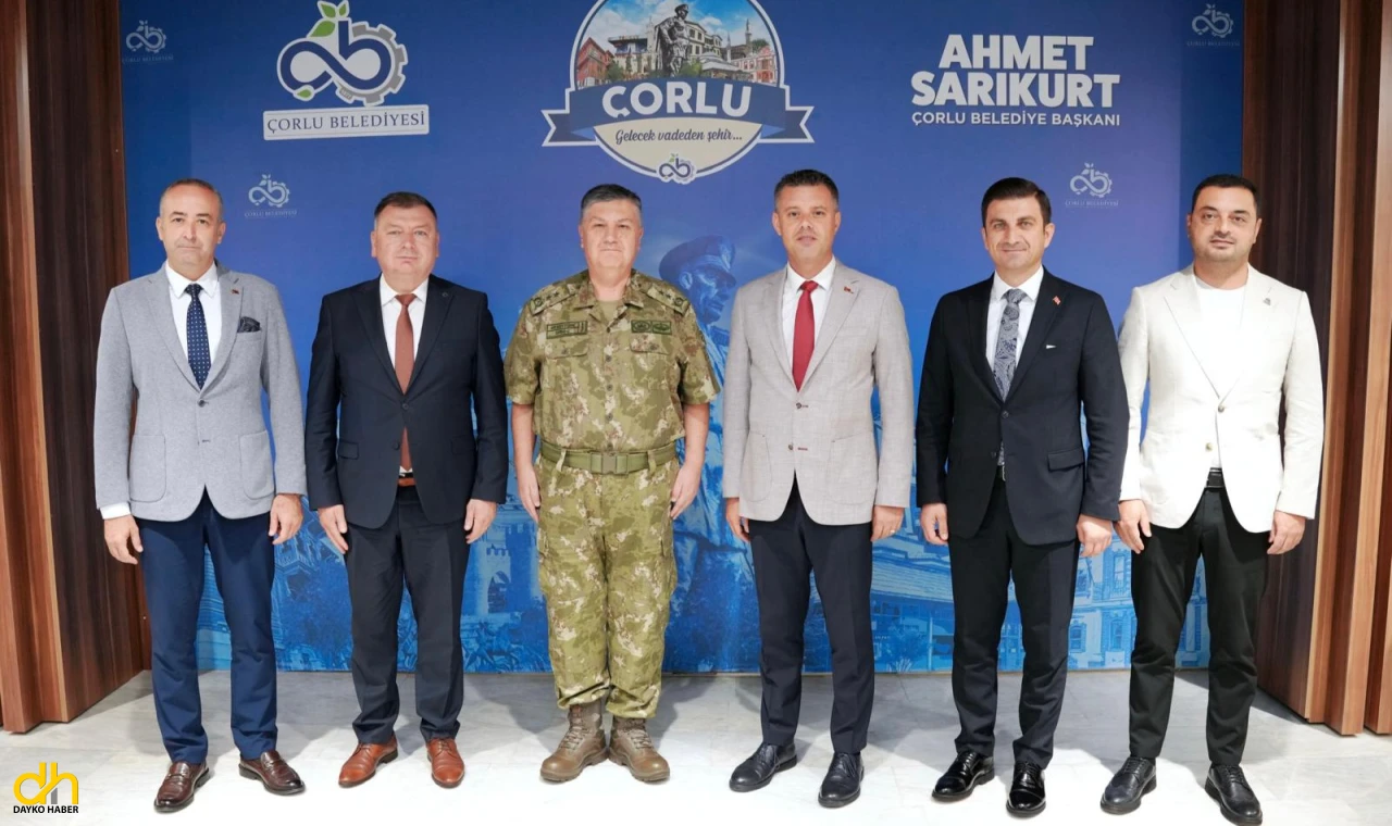 5. Kolordu Komutanı Tümgeneral Aksoytürk’ten Başkan Sarıkurt’a ziyaret