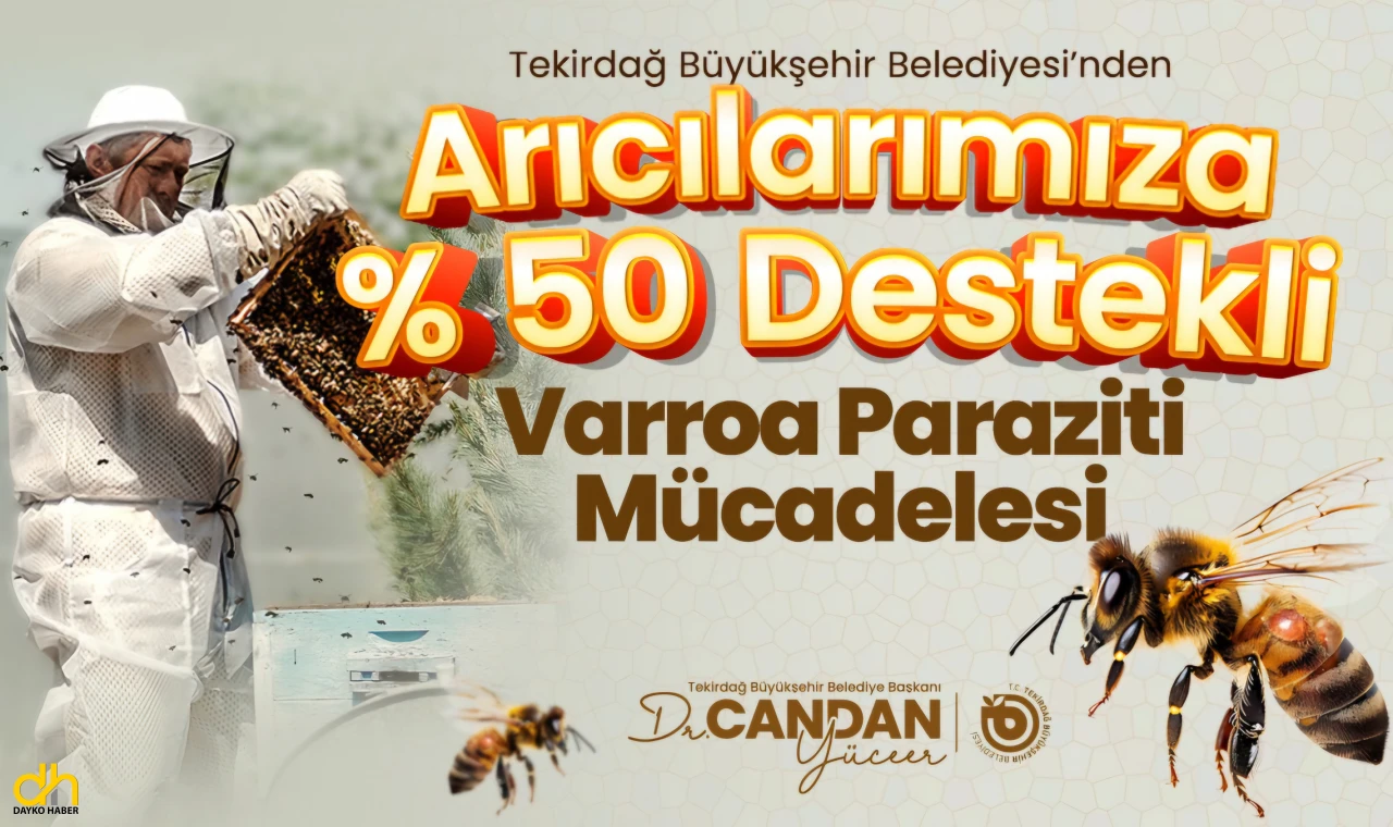 Büyükşehirden arıcılara parazit ile mücadele desteği