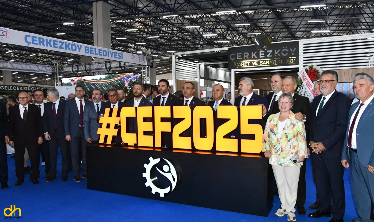 Çerkezköy Endüstriyel Fuarı, törenle kapılarını açtı