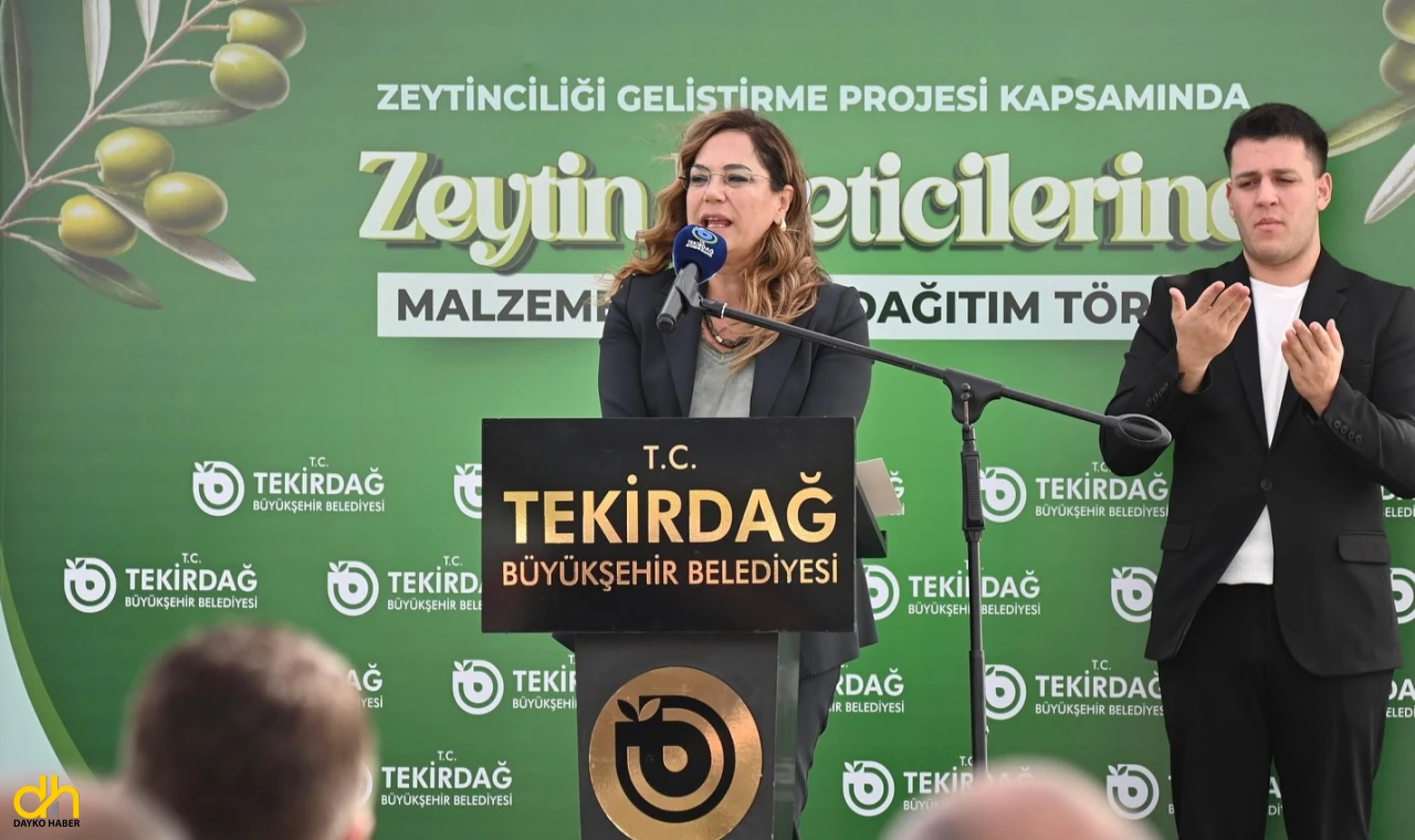 Büyükşehir’den zeytin üreticilerine destek