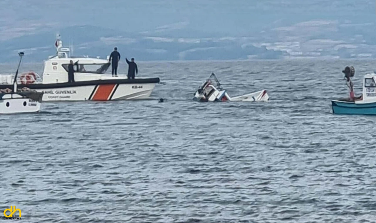 Çanakkale’de 3 kişinin öldüğü tekne, battığı yerden çıkarıldı