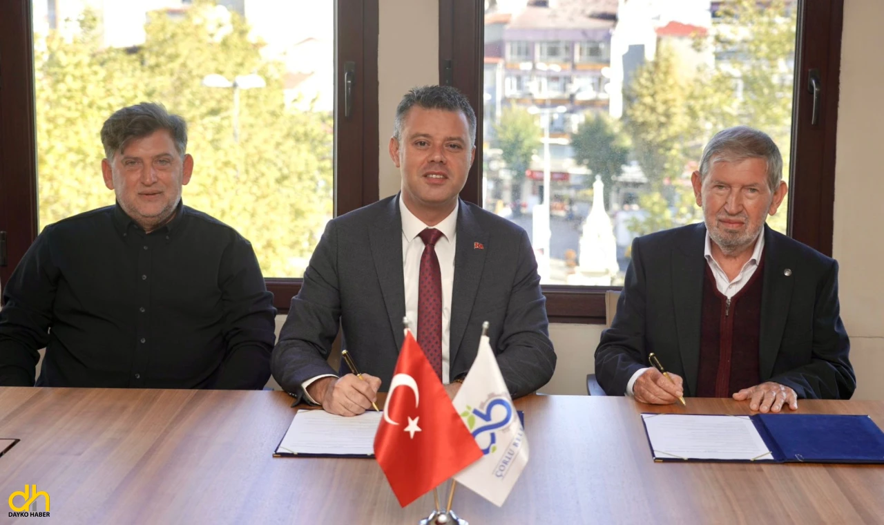 Çorlu Belediyesi ve Lale Gıda’dan iş birliği protokolü