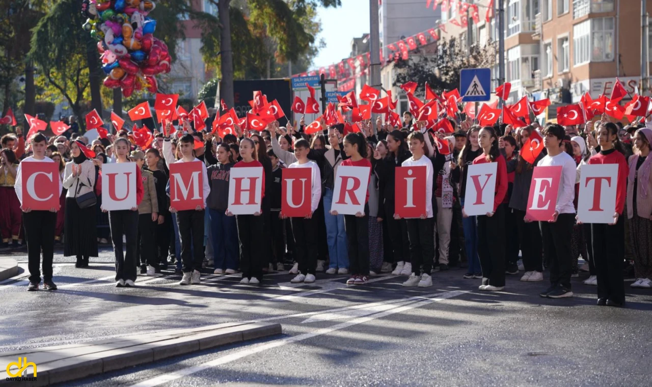 Çorlu’da 29 Ekim Cumhuriyet Bayramı coşkusu