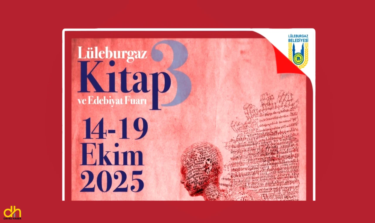 Lüleburgaz 3. Kitap ve Edebiyat Fuarı 14 Ekim’de başlıyor