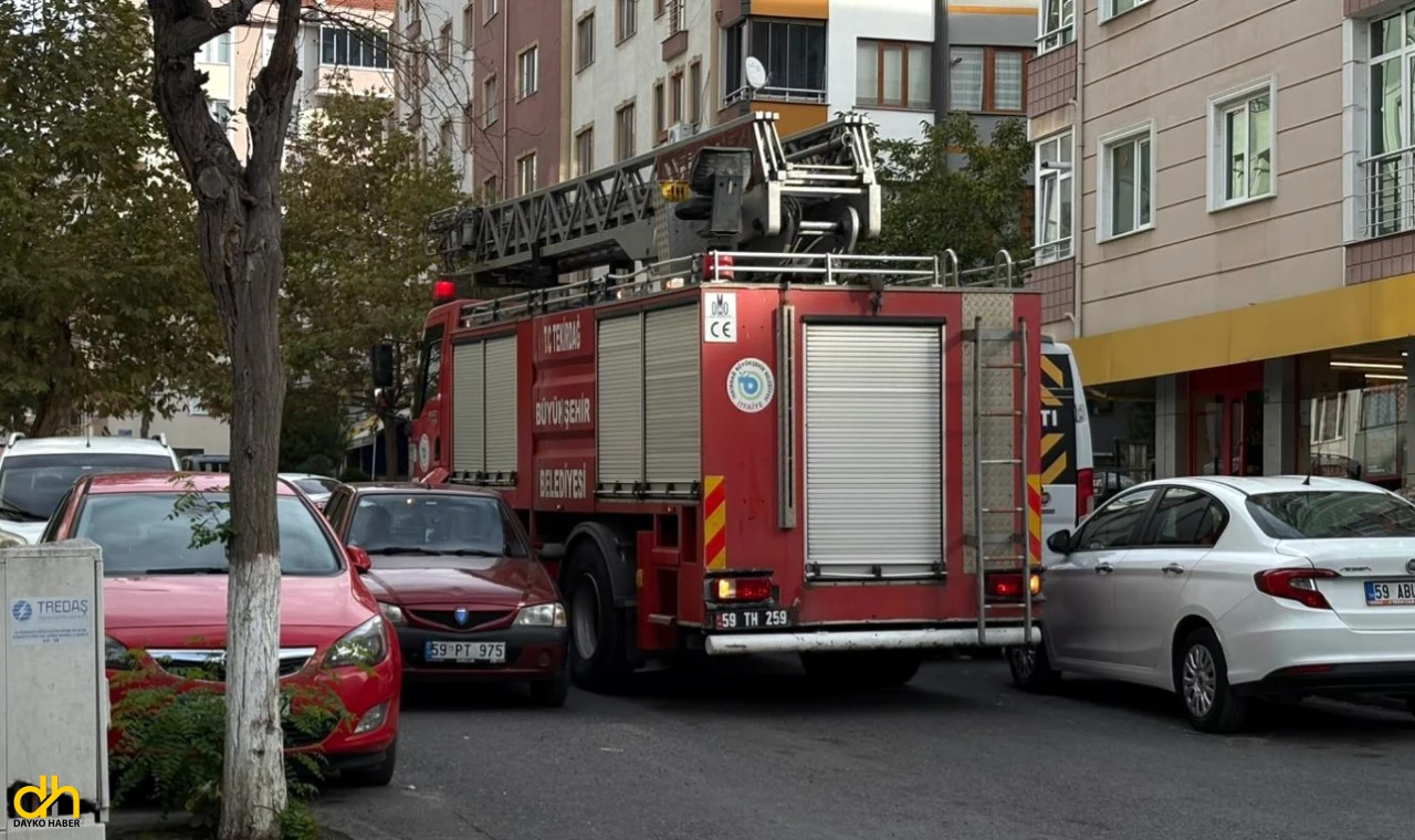 Ocakta unutulan yemek yangına neden oldu