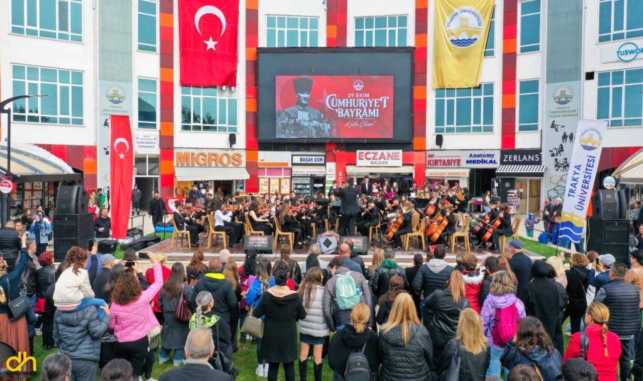 Trakya Üniversitesi’nde ‘Cumhuriyet Bayramı Konseri'