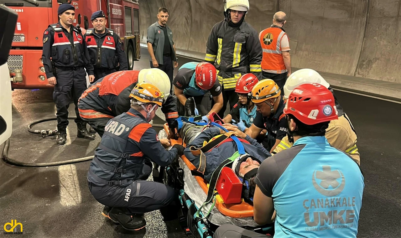 Troya Tüneli’nde tatbikat
