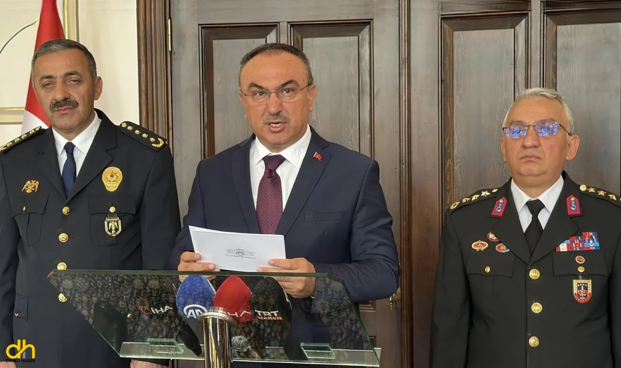 Vali Soytürk, eylül ayı asayiş bilançosunu açıkladı