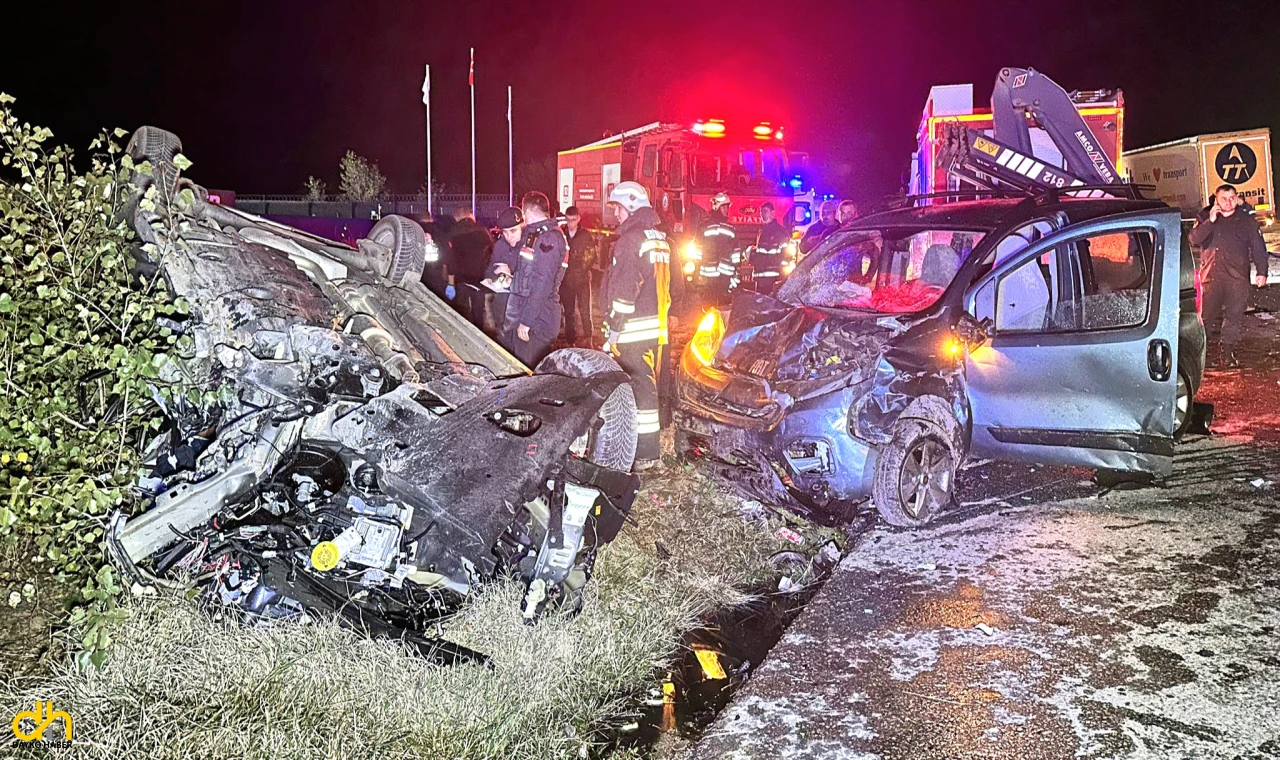 Zincirleme kazada 1 kişi öldü, 2 kişi yaralandı