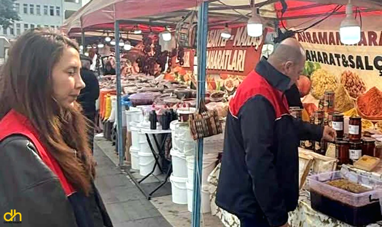 Yöresel pazardaki mevzuata aykırı ürünlere el konuldu