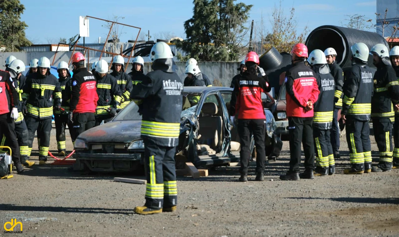 Çorlu AKE, eğitim ve tatbikatlarla gücüne güç katıyor
