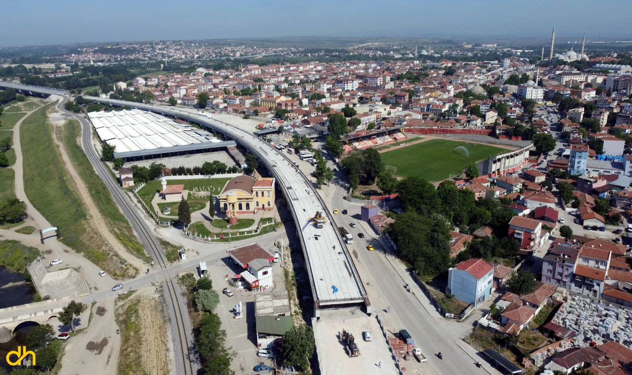 Halkalı-Kapıkule Hızlı Tren Hattı’nda Edirne etabının yüzde 98’i tamamlandı