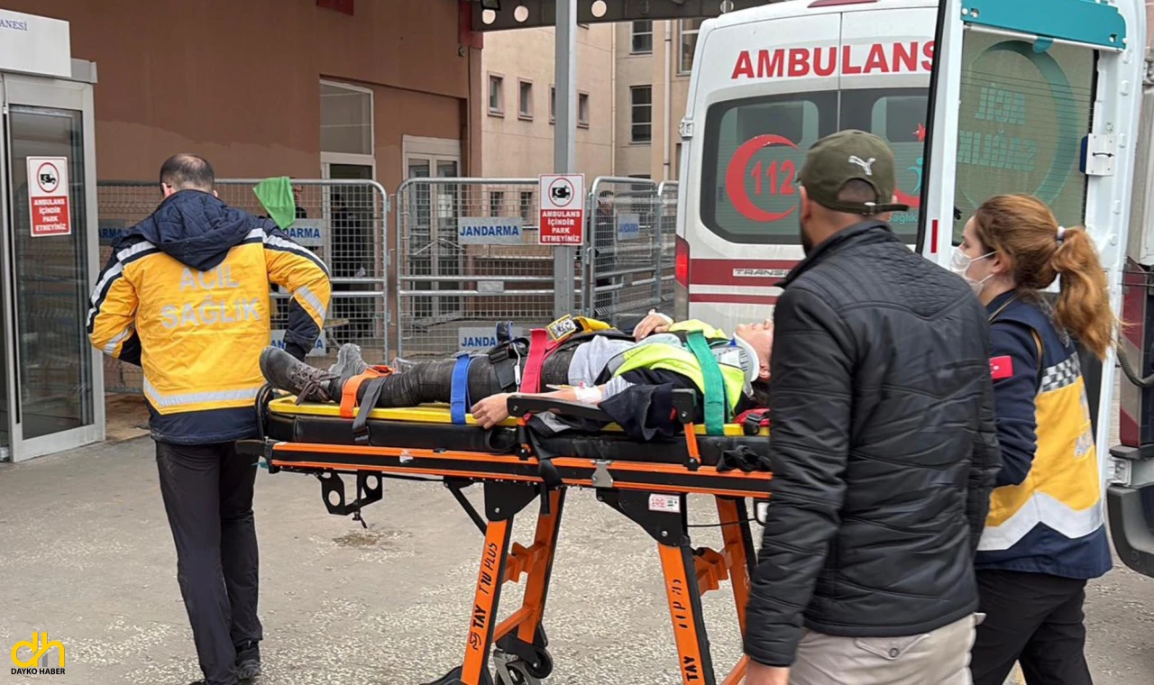 İş güvenliği uzmanı, fabrikadaki kazada yaralandı