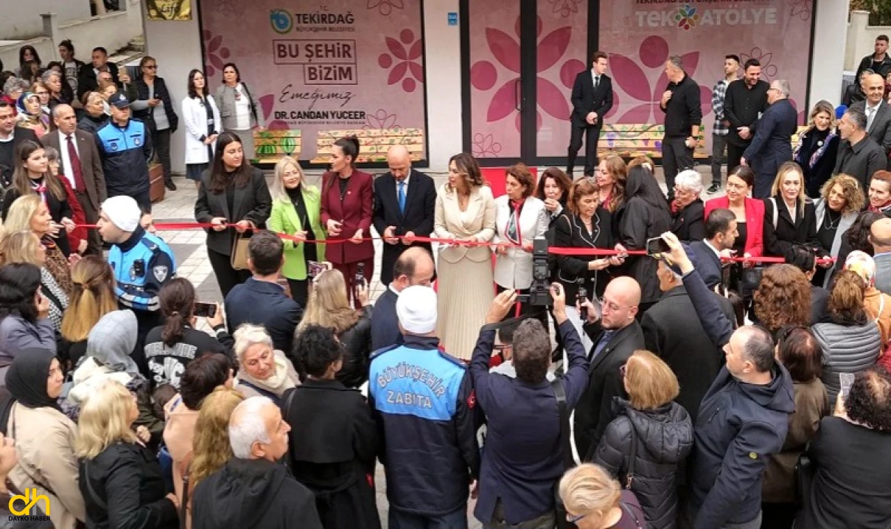 Kadınların ve çocukların yaşam merkezi TEK Atölye açıldı