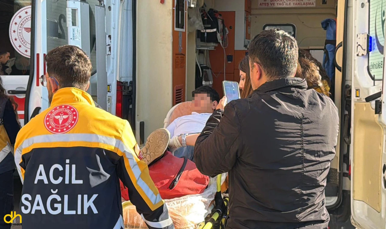 Okul bahçesinin çitinden atlarken bacağına demir saplandı