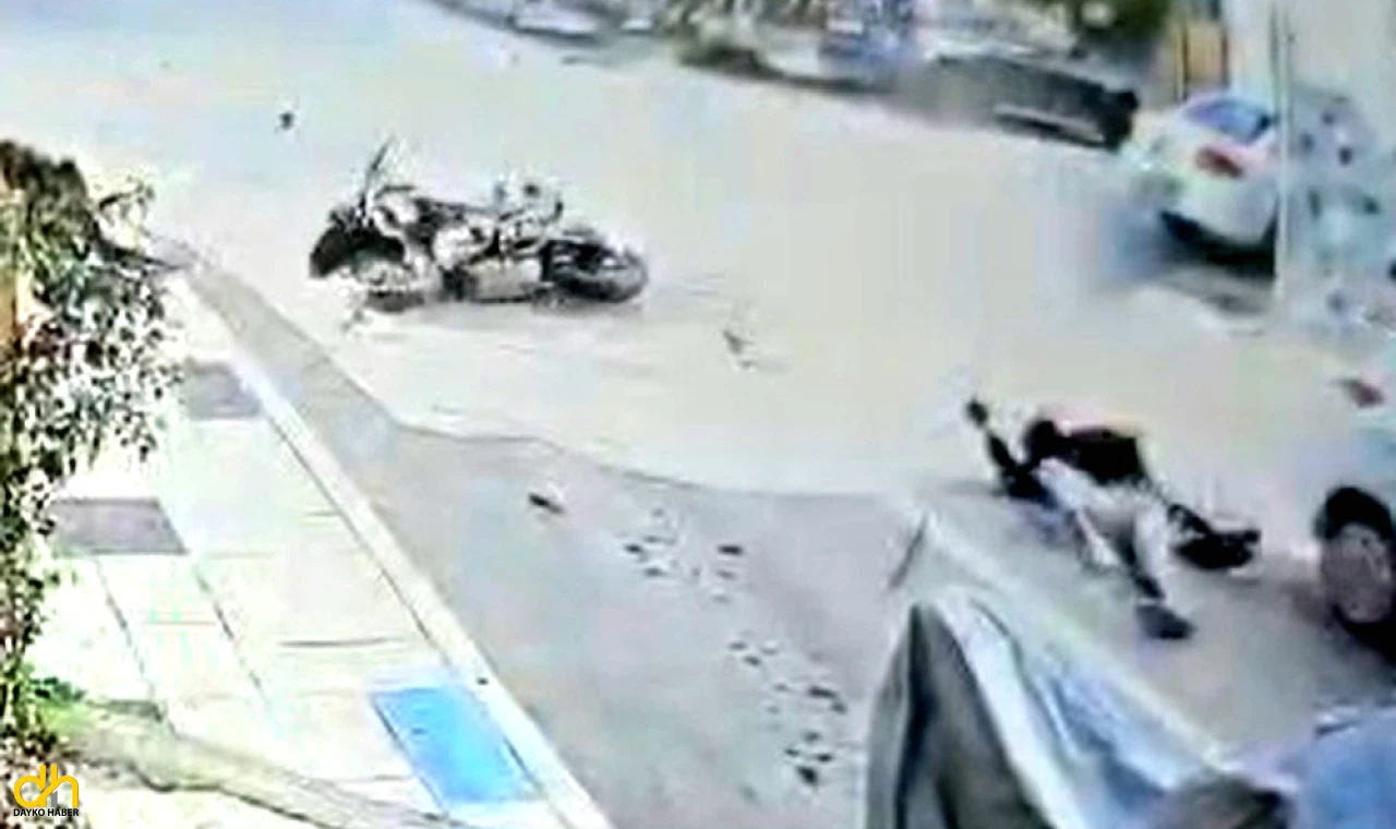 Otomobille çarpışan motosikletin sürücüsü yaşamını yitirdi