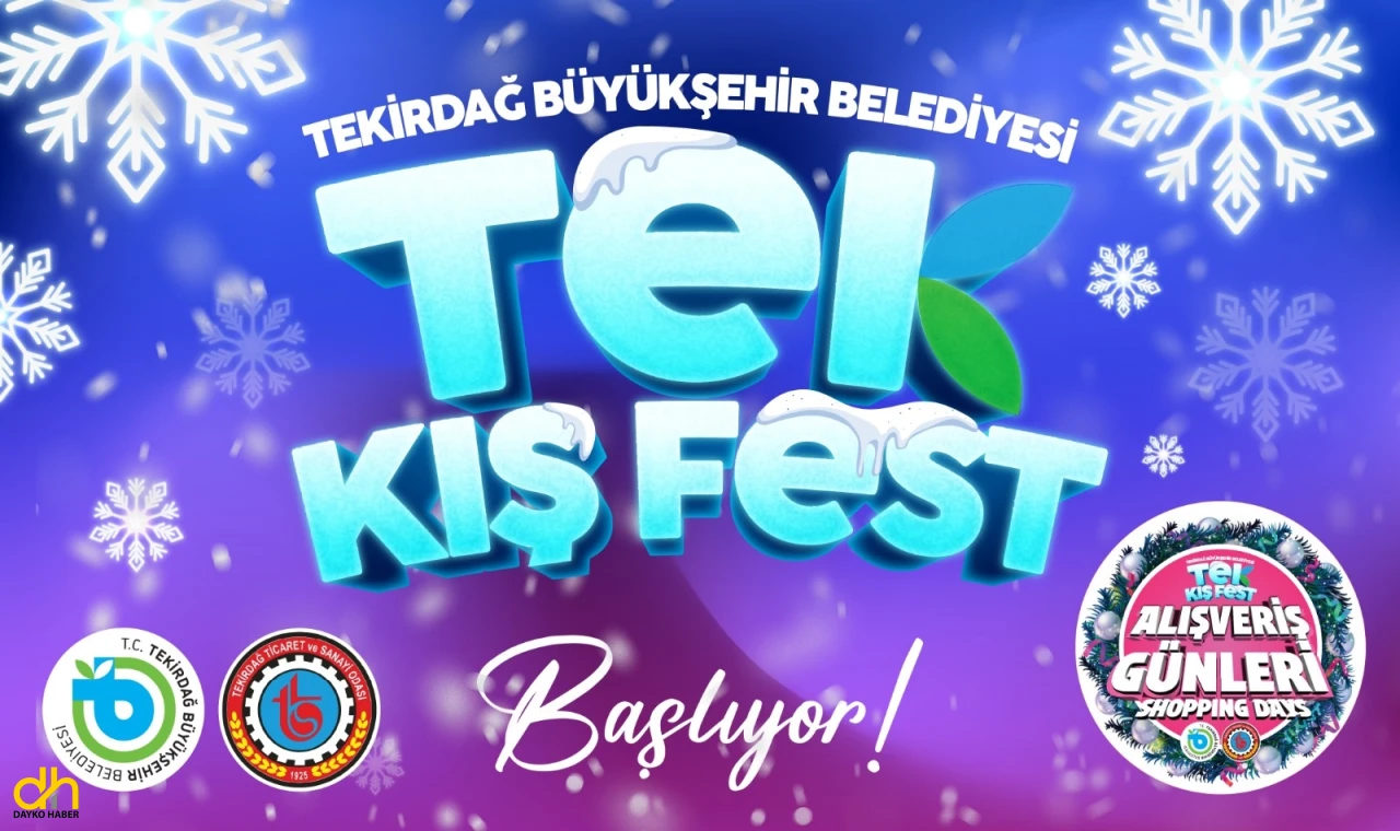 Tekirdağ’da kış, “Tek Kış Fest”le ısınacak