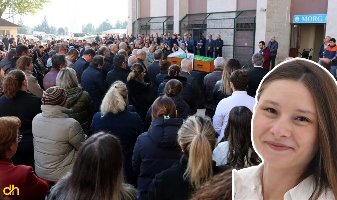 Üniversitede 2’nci kattan düşen büro personeli Selda, son yolculuğuna uğurlandı